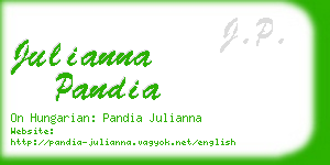 julianna pandia business card